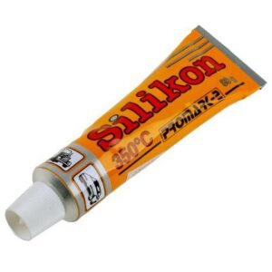 Silikon uszczelniająco-klejący 350 C 80 ml Czarny [SILIKON80MLCZ]