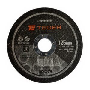 Tarcza korundowa do cięcia 115x 1.0 mm sprzedawane po 10 szt TEGER [T-AT-100]