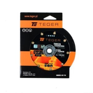 Tarcza diamentowa segmentowa 115x22.23 mm do cięcia betonu TEGER [T-AT-115]