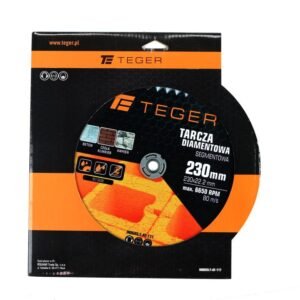 Tarcza diamentowa segmentowa 230x22.23 mm do cięcia betonu TEGER [T-AT-117]