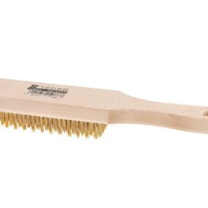 Szczotka druciana do rdzy PREMIUM - drut mosiądzowany / 5 rzędowa / TEGER [T-O-MISZ015]