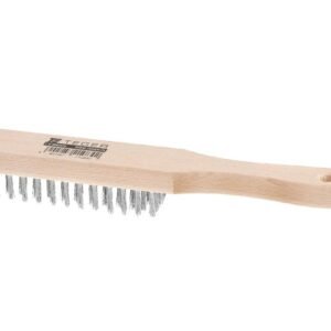 Szczotka druciana do rdzy STANDARD - drut stalowy / 3 rzędowa / TEGER [T-O-MISZ016]