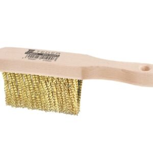 Szczotka druciana do szczelin PREMIUM - drut mosiądzowany / 3 rzędowa / TEGER [T-O-MISZ019]