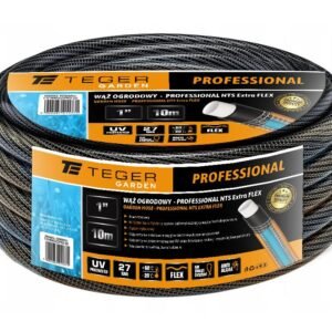 Wąż ogrodowy "PROFESSIONAL- NTS EXTRA FLEX" FI 1". 10m / TEGER [T-O-NWO25PRO-10]