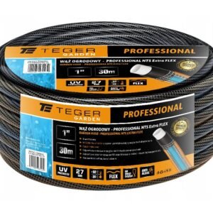 Wąż ogrodowy "PROFESSIONAL- EXTRA FLEX" FI 1". 30m / TEGER [T-O-NWO25PRO-30]