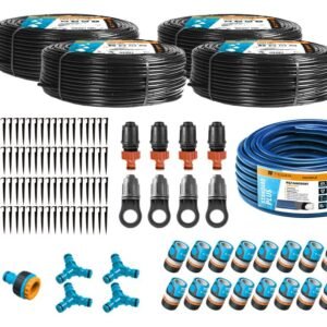 Zestaw nawadniania kropelkowego STANDARD PLUS 200 m (4 linie kroplujące. wąż 20m. szybkozłączki) / TEGER [T-O-ZESNK200]