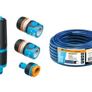 Zestaw ogrodowy 1/2"  (wąż 20m. zestaw natryskowy) / TEGER [T-O-ZESOG001]