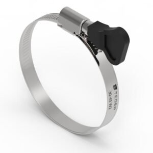 Opaska zaciskowa z pokrętłem 30-45 ślimakowa (obejma W2 - stal nierdzewna) szerkość 9mm TEGER ( sprzedawane po 50 ) [T-OPC-30-45]