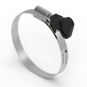 Opaska zaciskowa z pokrętłem 8-12 ślimakowa (obejma W2 - stal nierdzewna) szerkość 9mm TEGER ( sprzedawane po 50 ) [T-OPC-8-12]