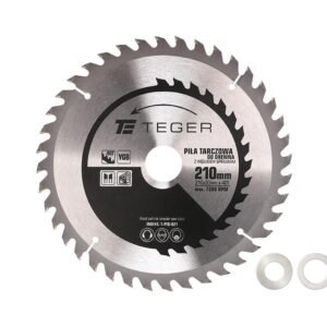Piła tarczowa do drewna z węglikiem spiekanym 210x30x40T / TEGER [T-PTD-021]