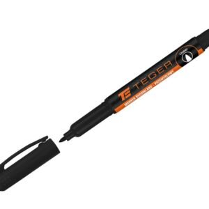 Marker budowlano - przemysłowy - czarny (końcówka okrągła 1.5 mm tusz czarny permanentny wodoodporny ) / TEGER (sprzedawane po 12 szt.) [T-W-NBMAR001]