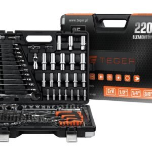 Zestaw kluczy nasadowych 220 szt / TEGER [T-W-NWZK220]