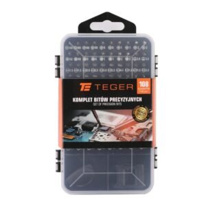 Zestaw bitów precyzyjnych (108 el.) / TEGER [T-W-ZB006]