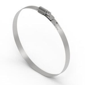 Opaska zaciskowa wzmocniona 100-120 ślimakowa (obejma W2 - stal nierdzewna) szerkość 12mm TEGER ( sprzedawane po 10 ) [T-W2-100-120-S]