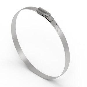 Opaska zaciskowa wzmocniona 110-130 ślimakowa (obejma W2 - stal nierdzewna) szerkość 12mm TEGER ( sprzedawane po 10 ) [T-W2-110-130-S]