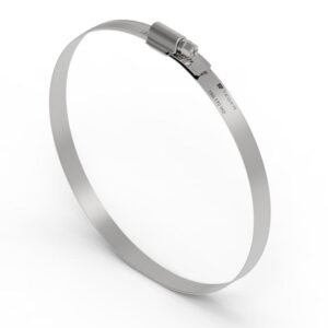 Opaska zaciskowa wzmocniona 150-170 ślimakowa (obejma W2 - stal nierdzewna) szerkość 12mm TEGER ( sprzedawane po 10 ) [T-W2-150-170-S]