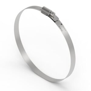 Opaska zaciskowa wzmocniona 70-90 ślimakowa (obejma W2 - stal nierdzewna) szerkość 12mm TEGER ( sprzedawane po 25 ) [T-W2-70-90-S]