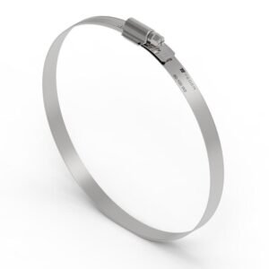 Opaska zaciskowa wzmocniona 80-100 ślimakowa (obejma W2 - stal nierdzewna) szerkość 12mm TEGER ( sprzedawane po 10 ) [T-W2-80-100-S]