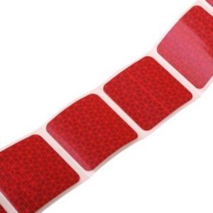 Taśma odblaskowa konturowa w segmentach czerwona 1m bieżący [TASODBLC]