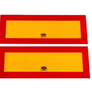 Tablica wyróżniająca odblaskowa. kpl. 2szt. 300mm/120mm. 101-04W-95 [TLWT]