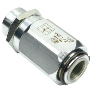 Zawór dławiąco-zwrotny baryłkowy 1/2" [V0560]