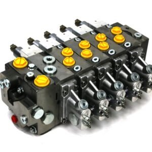 Rozdzielacz 4 sekcyjny. 80 l/min.. proporcjonalny. kompensacja ciśnienia LS. z opcją sterowania dźwigniami . zaworem zrzutowym. 12V DC [VALF-SPV125/12V]