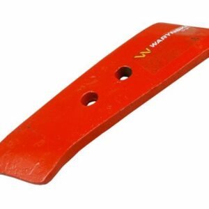 Dłuto, nakładka lemiesza lewa zastosowanie Kverneland stal borowa WARYŃSKI [W-063090]