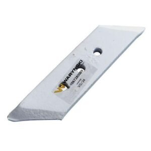 Dłuto nakładka lemiesza lewe trzyotworowe zastosowanie VIS/34 XL Unia Pług stal borowa WARYŃSKI [W-1067280000]