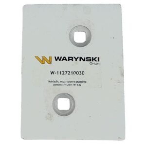 Nakładka płozy prawa przednia zastosowanie PO 642 Unia Pług stal borowa WARYŃSKI [W-1127210030]