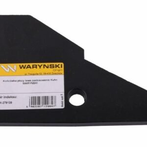 Końcówka płozy lewa zastosowanie Kuhn stal borowa WARYŃSKI [W-279139]