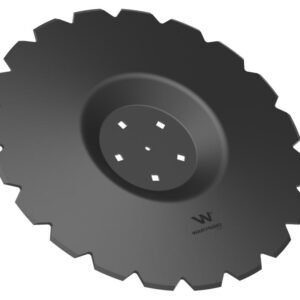 Talerz uzębiony Z-20 fi 560 mocowanie 5/116 przetłoczony grubość 4 mm stal borowa WARYŃSKI R zastosowanie AU/383-560/5 [W-35607140]