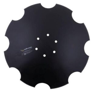 Talerz uzębiony Z-8 fi 510 mocowanie 6/110mm stal borowa M12,5 piasta wklęsła stal borowa Waryński [W-5197510/6/110]