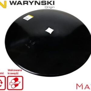 Talerz gładki fi 460 otwór 30x30 stal borowa 3.2mm WARYŃSKI MAXX 1279201030 1201030040 W-5195460/30 [W-5460/30/3.2]