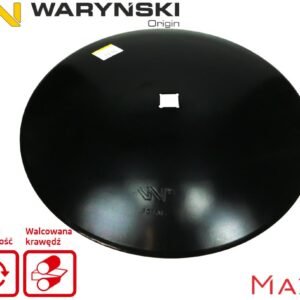 Talerz gładki fi 510 otwór 30x30 stal borowa 4mm WARYŃSKI MAXX 1279621010 1240040020 W-5195510/30/P [W-5510/30/4]