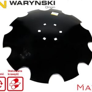 Talerz uzębiony Z-10 fi 560 mocowanie 6/120 stal borowa 4mm WARYŃSKI MAXX W-5197560/6/120 [W-7560/6/120/4]