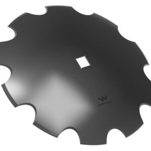 Talerz uzębiony Z-10 fi 610 otwór 40x40 grubość 6 mm stal borowa WARYŃSKI R [W-76104060]