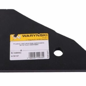 Przednia część płozy lewa zastosowanie 761107 Kuhn stal borowa WARYŃSKI [W-761107]