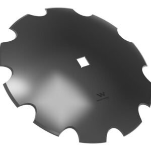 Talerz uzębiony Z-10 fi 660 otwór 40x40 grubość 6mm stal borowa WARYŃSKI R [W-76604060]