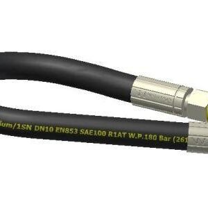 Przewód hydrauliczny gwint M18x1,5 proste L-300mm DN10-1SN (AA-10-300; P11P11) 18MPa Waryński [W-AA-10-300/1]