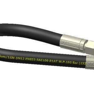 Przewód hydrauliczny gwint M22x1.5 proste L-1120mm DN12-1SN 336-632-103-722 , 7214/07-099/1 UNHZ 750 Cyklop (AA-13-1120; P11P11) 16MPa Waryński [W-AA-13-1120/1]