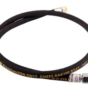 Przewód hydrauliczny 275 bar gwint M22x1.5 proste L-1900mm DN12-2SN (AA-13-1900; P11P11) 27.5MPa Waryński [W-AA-13-1900/2]