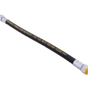 Przewód hydrauliczny 160 bar gwint M22x1.5 prosta stożek/prosta płasko  L-500mm DN12-1SN 16.0MPa Waryński [W-AA-13-500/1P]