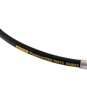 Przewód hydrauliczny 275 bar gwint M22x1.5 proste L-500mm DN12-2SN 7214/07-103/0 . 7214/07-74-000/0 Cyklop Troll (AB-13-500; P11P21)  27.5MPa Waryński [W-AB-13-500/2]