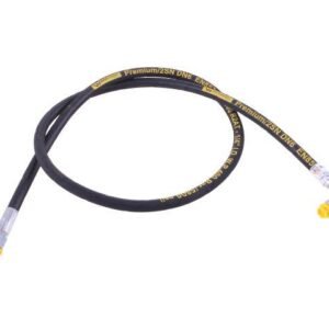 Przewód hydrauliczny 400 bar gwint M14x1.5 prosta/90 stopni (kolanko) L-1500mm DN06-2SN (AK-06-1000; P11P12) 40.0 Mpa Waryński [W-AK-06-1500/2]