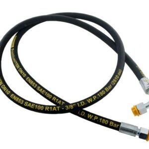 Przewód hydrauliczny gwint M18x1.5 prosta/90 stopni (kolanko) L-2000mm DN10-1SN (AK-10-2000; P11P12) 18.0MPa Waryński [W-AK-10-2000/1]