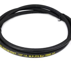 Przewód hydrauliczny 275 bar gwint M22x1.5 prosta/90 stopni L-3500mm DN12-2SN (AK-13-3500; P11P12) 27.5MPa Waryński [W-AK-13-3500/2]