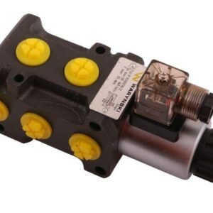 Dzielnik. zawór. elektrozawór kierunkowy elektromagnetyczny kontroli W-E38DVS6/2 (DVS6/50 L/MIN) G3/8" 50L (24V DC) Waryński [W-E38DVS6/2-24]