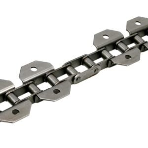 Łańcuch podajnika pochyłego 38.4VB łapka K1 co 2 i co 4 ogniwa 5m Waryński [W-L38.4VBK1.02.04]