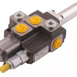 Rozdzielacz hydrauliczny 1-sekcyjny max przepływ 40L sterowany na linkę Waryński [W-ROZ40L/1L]