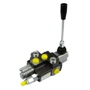 Rozdzielacz hydrauliczny 1-sekcyjny max przepływ 40L  z zatrzaskiem Waryński [W-ROZ40L/1Z]